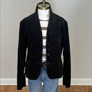Ralph Lauren Black Corduroy stretch Blazer size 10-12